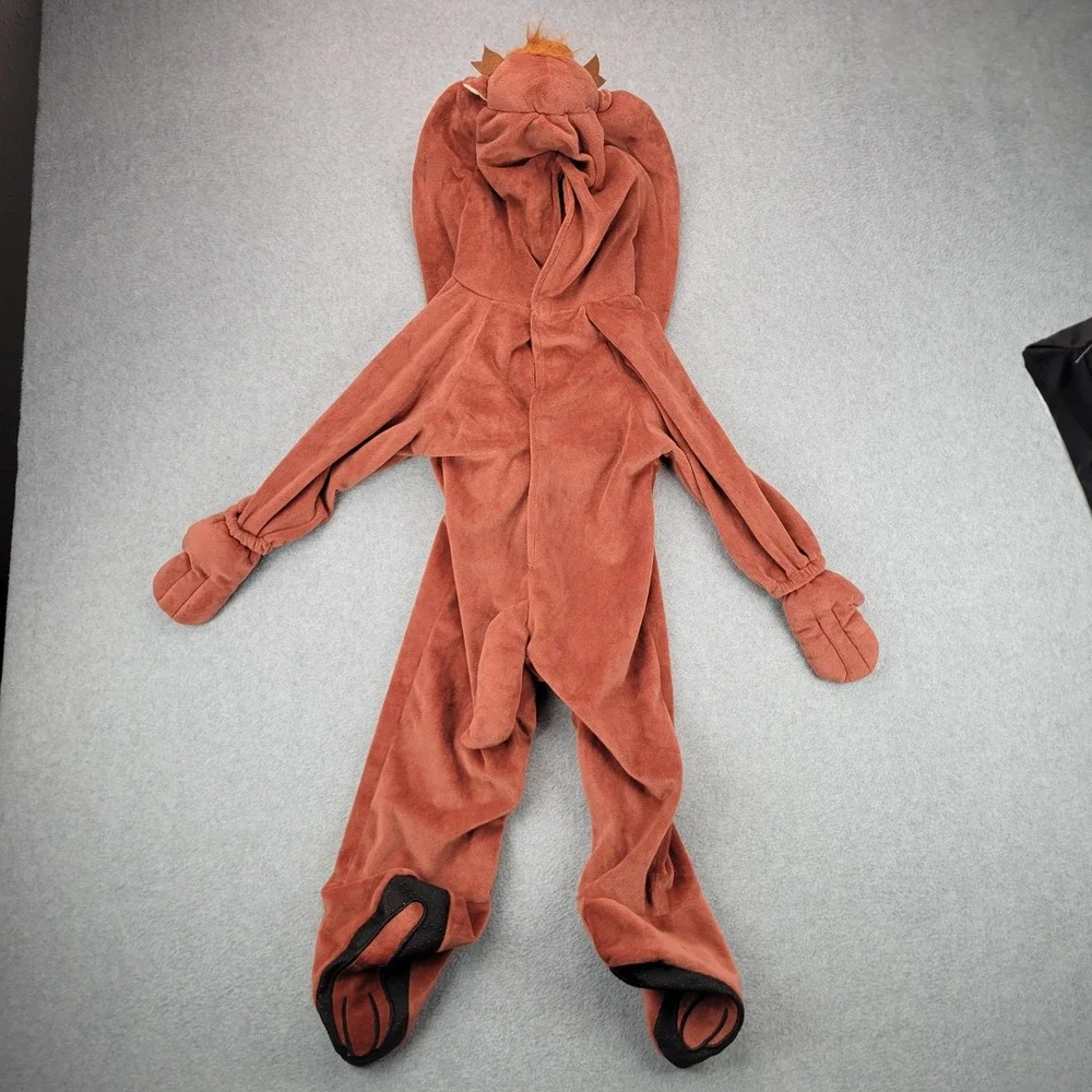 Rubie's Looney Tunes Taz Costume Kids 12-18 Months Brown Plush Hooded Jumpsuit